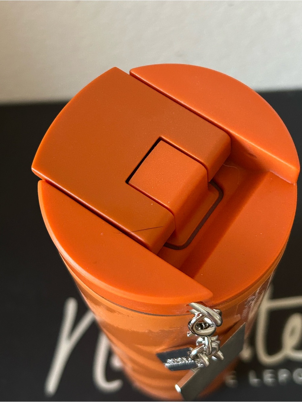 Starbucks PSL Orange Vacuum Insulated Tumbler with Keychain Charm - Picture 5 of 5